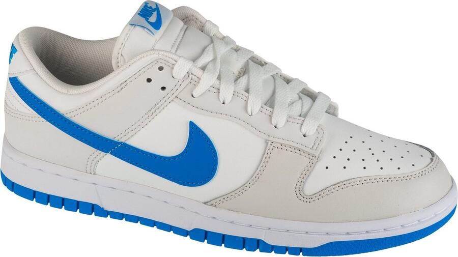 Nike Dunk Low Retro Wit Blauw Limited Edition Doos zonder deksel - Foto 2