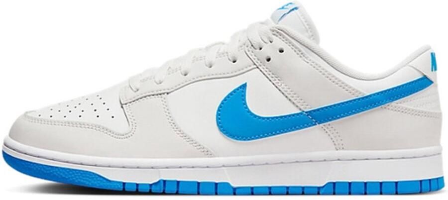 Nike Dunk Low Retro Wit Blauw Limited Edition Doos zonder deksel