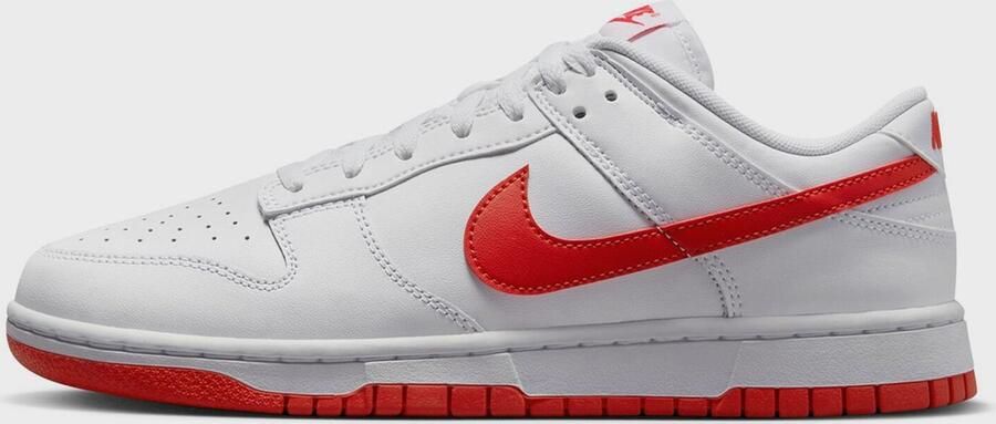 Nike Dunk Low Retro Basketball Schoenen white picante red maat: 43 beschikbare maaten:42.5 43 44.5 45 46