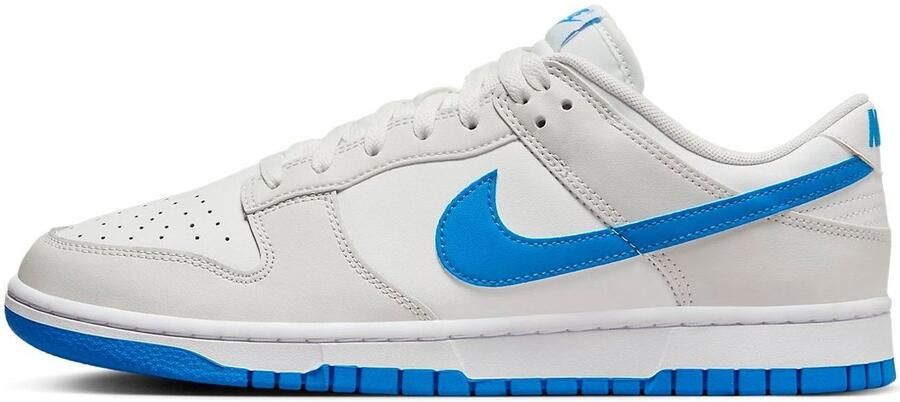 Nike Dunk Low Retro Sneakers Photo Blue Wit Blauw Dunk Lifestyle Unisex