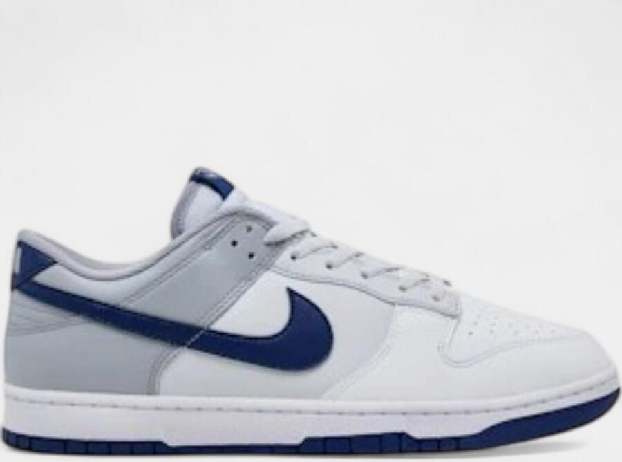 Nike Dunk Low Retro White Deep Royal Wolf Grey