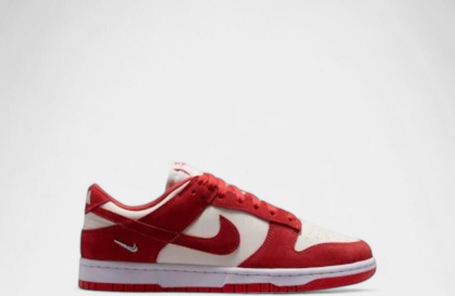 Nike Dunk Low Sail White Metallic Silver Light Crimson (Women's)