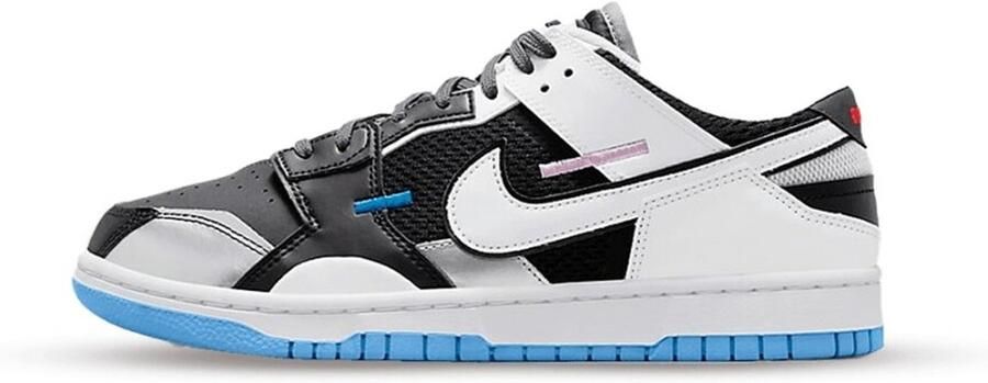 Nike Dunk Low Scrap Black Neutral Grey University Blue White