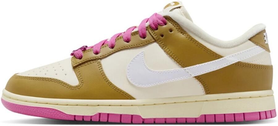 Nike Dunk Low SE Just Do It Bronzine Pink Sneakers Dames Brons Roze Wit - Foto 2