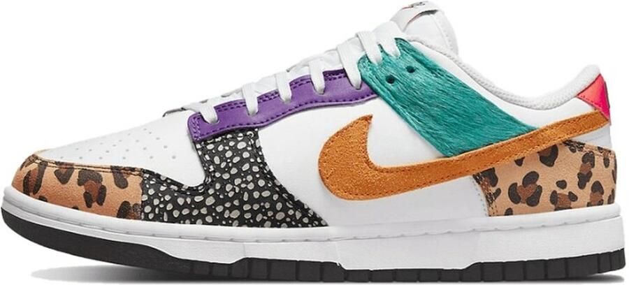 Nike Dunk Nike W Low Se White Light Curry Washed Teal Schoenmaat 36 1 2 Sneakers DN3866 100 - Foto 3
