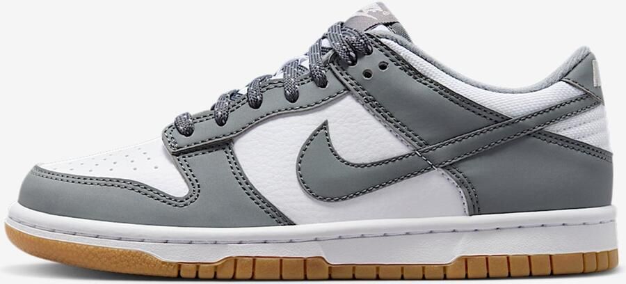 Nike Dunk Low Sneakers Reflective Grey Wit Grijs Dunk Lifestyle Unisex