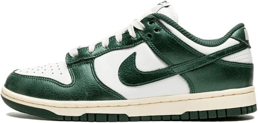 Nike Dunk Low Sneaker Wit Groen