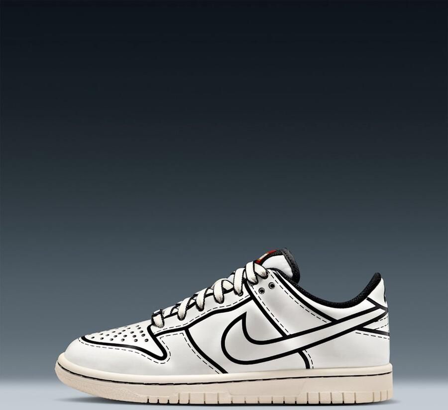 Nike Dunk Low x Lego Collab (GS) Sneaker Wit Zwart Limited edition