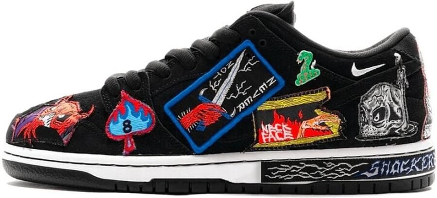 Nike Neckface x SB Dunk Low Black White (Exclusief) - Foto 2