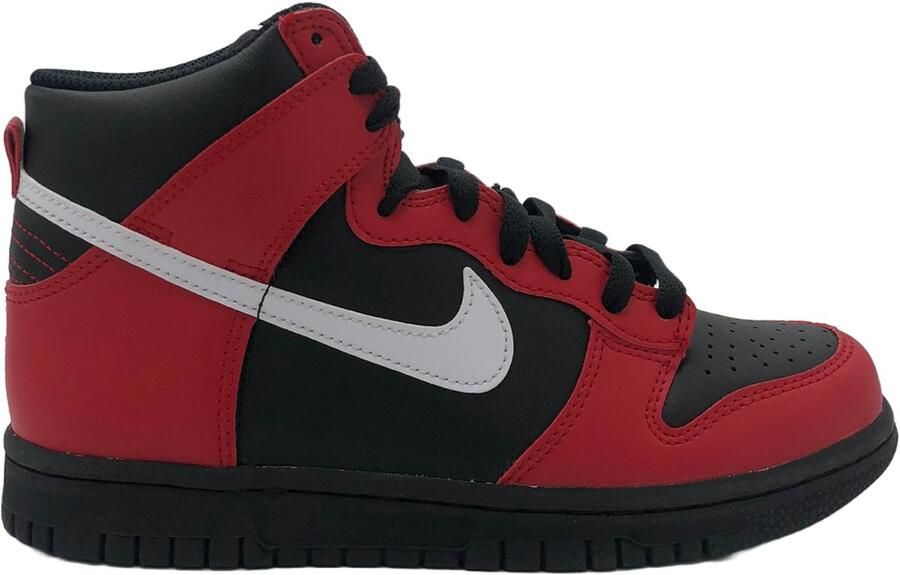 Nike Dunks High GS Black White University red
