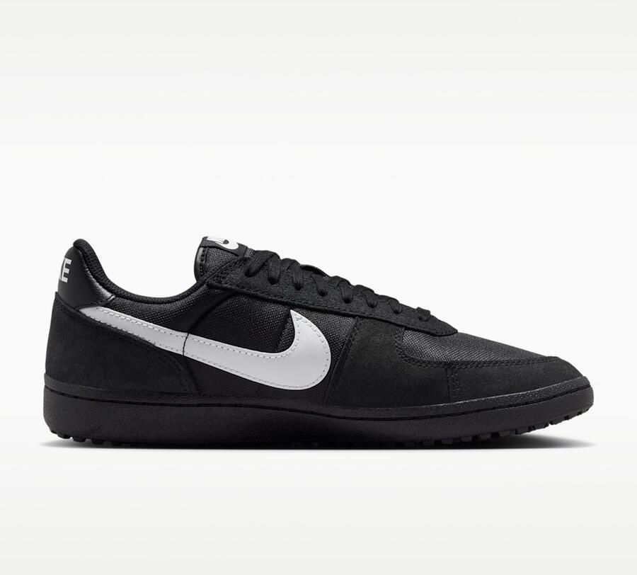 Nike Field General Sneakers Black White-Black Zwart Wit Retro Football Lifestyle