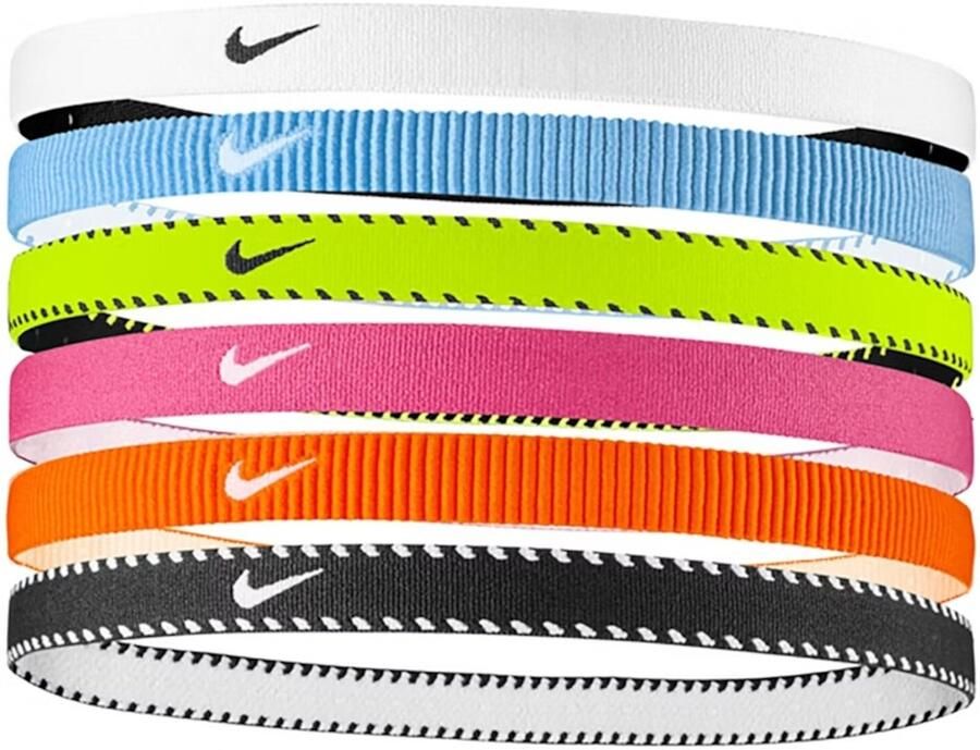 Nike Flex Classiic Hoofdbanden 6-pack N1011927-702 Kleur Geel-multicolour SIZE