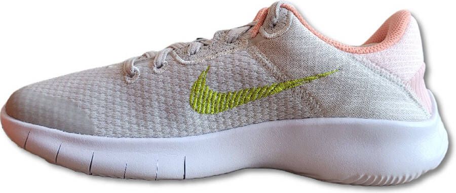 Nike Flex Experience Run 11 Next Nature Hardloopschoenen voor dames(straat) Light Bone Atmosphere Crimson Bliss Atomic Green Dames - Foto 6