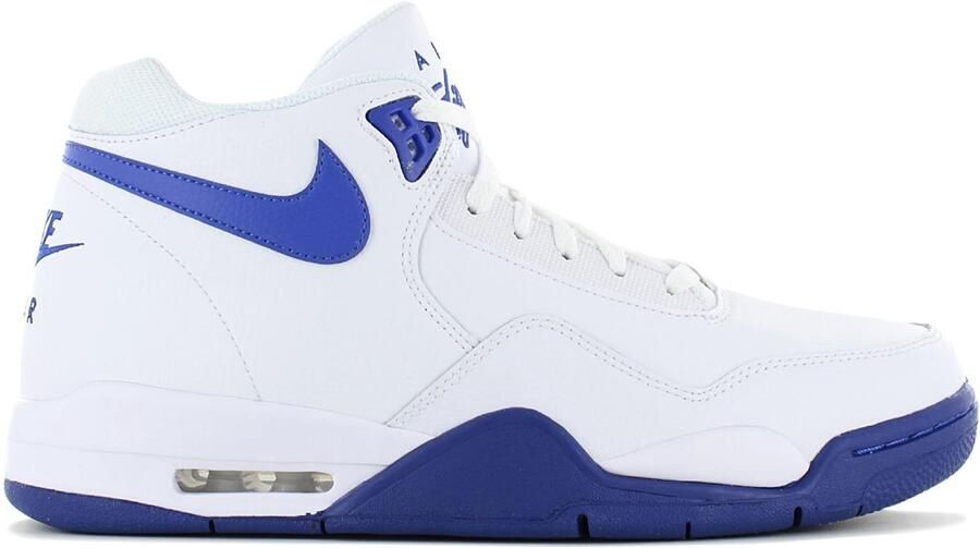 Nike Air Flight Legacy Heren Sneakers Basketbalschoenen Leer Wit BQ4212 - Foto 2