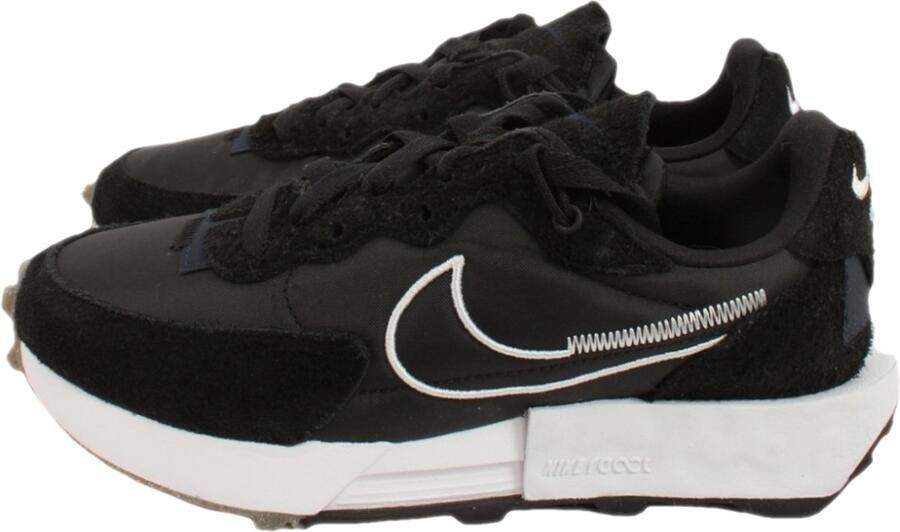 Nike Fontanka Waffle Damesschoenen 36 Zwart Dark Obsidian Gum Light Brown Wit - Foto 2