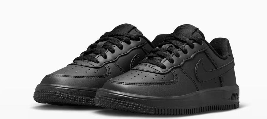 Nike Force 1 Low Lace Sneakers Kids Zwart - Foto 2