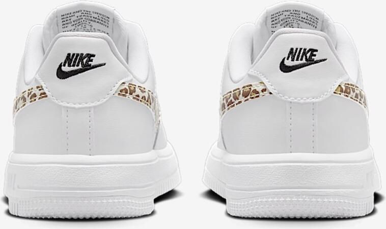 Nike Force 1 Low White White Black Wit Air Force 1 Lifestyle Kinder Sneakers voor en - Foto 2
