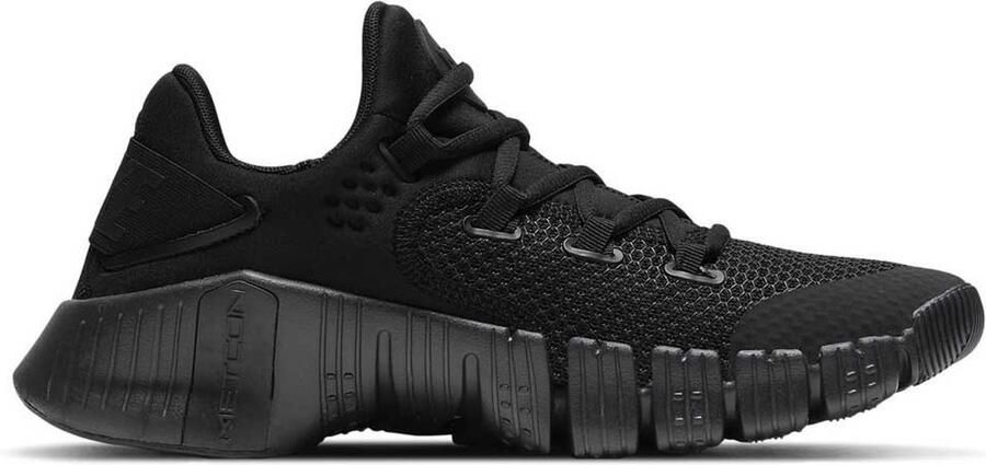 Nike Free Metcon 4 Sportschoenen Zwart Volt Zwart Geel Free Metcon Fitness Unisex