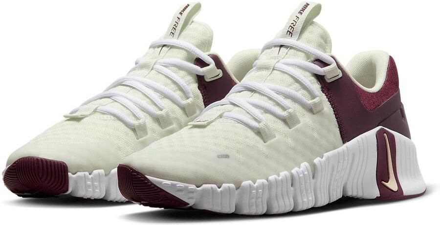 Nike Free Metcon 5 Sneakers Sea Glass Burgundy Crush Groen Rood Free Metcon Training Dames