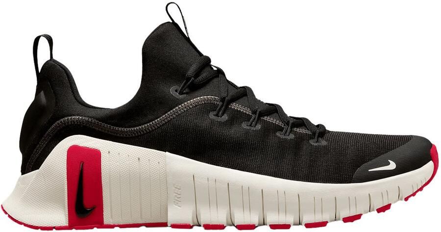 Nike Free Metcon 6 Fitnessschoenen Black Sail University Red Heren