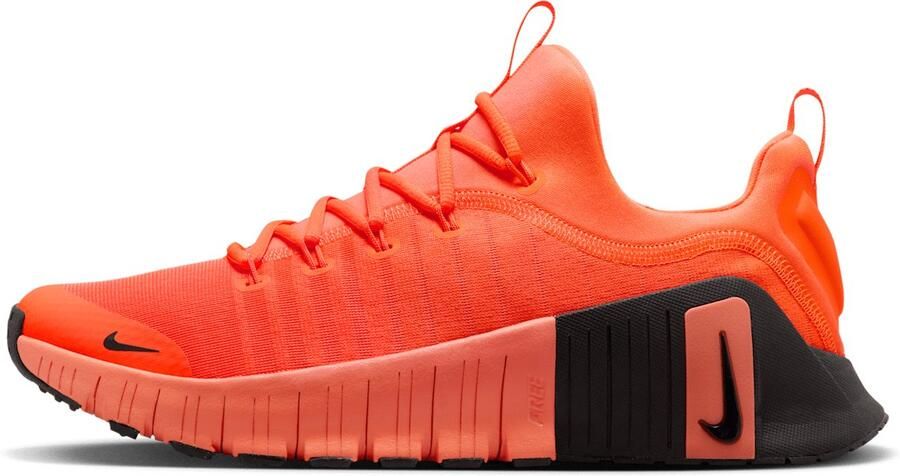 Nike Free Metcon 6 Trainingsschoenen Hyper Crimson Hyper Orange Zwart Rood Oranje Free Metcon Training Heren Trainingsschoenen