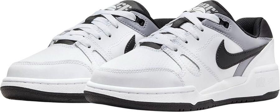 Nike FULL FORCE LOW GS kinderschoenen sneakers wit FV5929