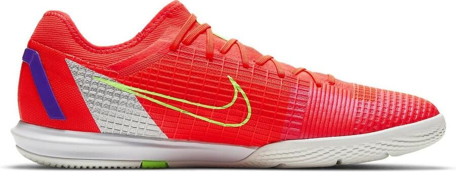 Nike Mercurial Vapor 14 Zoom Pro Zaalvoetbalschoenen (IC) Rood Zilver