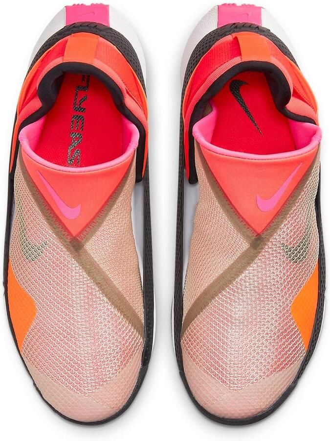 Nike GO FlyEase Sneakers Sunrise (Bright Crimson Pink Blast) Rood Roze GO FlyEase Lifestyle Unisex