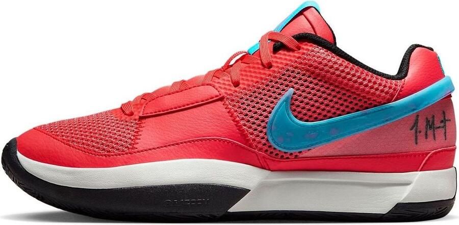 Nike Ja 1 'Fuel' Ember Glow Light Silver Blue Lightning Blue Lightning Grijs Blauw Ja 1 Lifestyle Unisex Sneakers