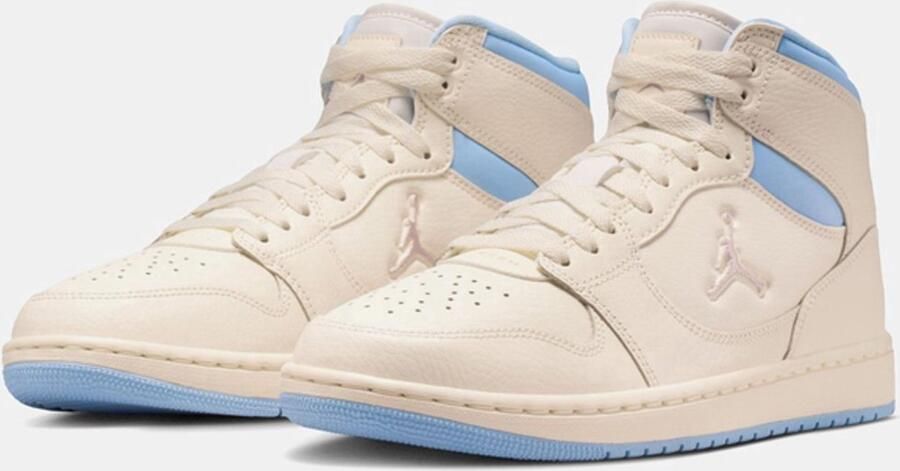 Nike Jordan Court Connect Mid Dames Sneaker Pale Ivory Psychic Blue