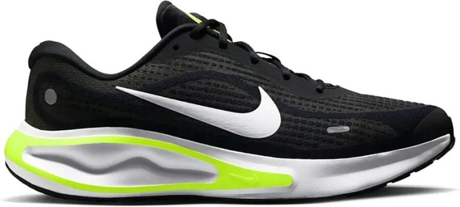 Nike Journey Run Zwart Wit Neon Hardloopschoenen Unisex