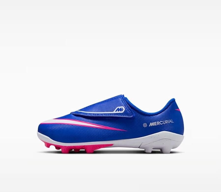 Nike jr. mercurial vapor 16 club li Voetbal schoen firm ground jongens Blauw