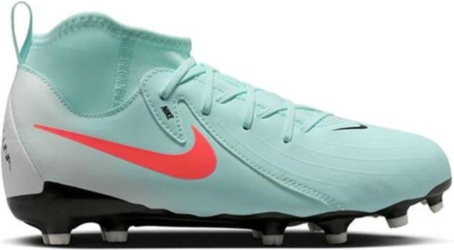 Nike Jr. Phantom Luna 2 Academy MG Voetbalschoenen Mint Off Noir Atomic Red Zwart Rood Phantom Voetbal Kinder