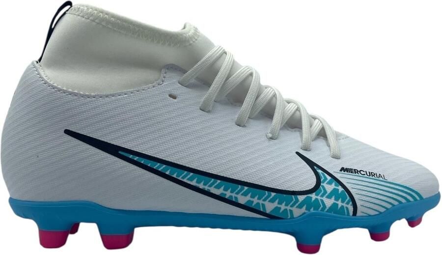 Nike Superfly 9 Club FG MG Voetbalschoen Wit Blauw Roze Unisex - Foto 2
