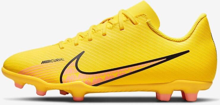 Nike Jr. Mercurial Vapor 15 Club Voetbalschoenen Yellow Strike Sunset Glow Geel Mercurial Vapor Voetbal Kinder - Foto 10
