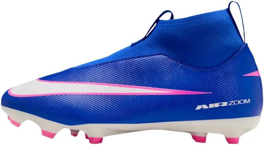 Nike jr zoom superfly 10 acad fgmg in de kleur blauw