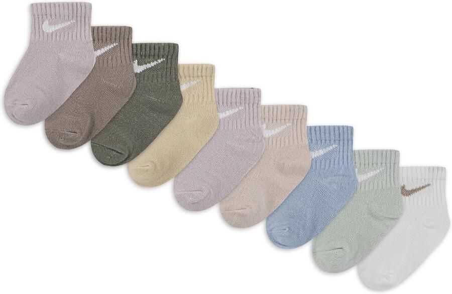 NIKE KIDS Nn1317 Sokken 9 Paren Veelkleurig