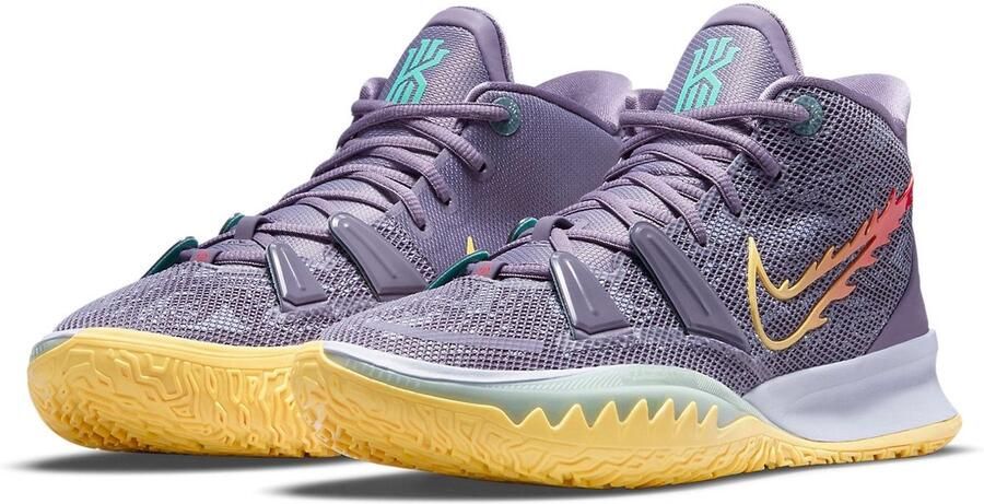 Nike Kyrie 7 Basketbalschoenen Daybreak Siren Red Ghost Citron Pulse Rood Geel Kyrie Basketbal Unisex
