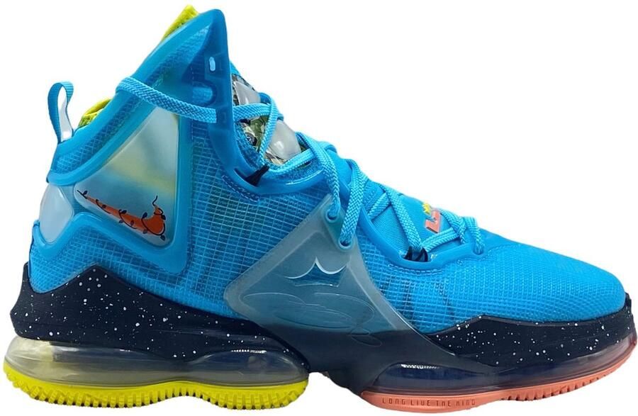 Nike Lebron 19 Polarized Blue Crimson Bliss Black White Schoenmaat 42 1 2 Basketball Perfor ce Mid DC9338 400