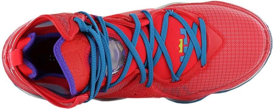 Nike Lebron 19 Siren Red Siren Red Laser Blue Schoenmaat 45 1 2 Basketball Performance Mid CZ0203 600 - Foto 12