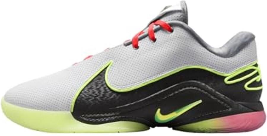 Nike LeBron 22 Basketbalschoenen Wit Volt Glow Medium Ash