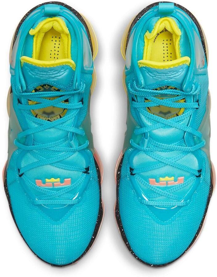 Nike Lebron 19 Polarized Blue Crimson Bliss Black White Schoenmaat 44 1 2 Basketball Perfor ce Mid DC9338 400 - Foto 3