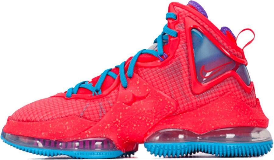 Nike Lebron 19 Siren Red Siren Red Laser Blue Schoenmaat 51 1 2 Basketball Perfor ce Mid CZ0203 600 - Foto 12