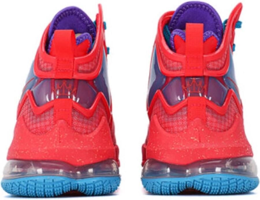 Nike Lebron 19 Siren Red Siren Red Laser Blue Schoenmaat 45 1 2 Basketball Performance Mid CZ0203 600 - Foto 6