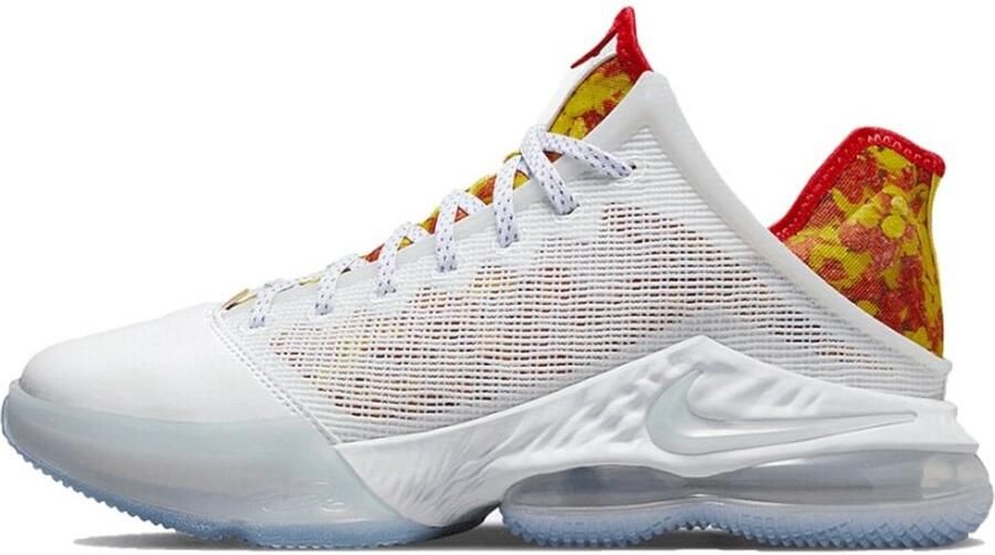 Nike Lebron XIX LOW Basketbalschoenen Mannen Wit Rood - Foto 2