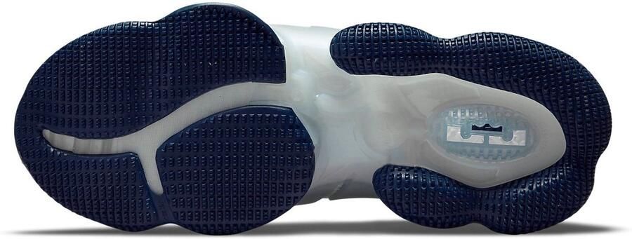 Nike LeBron 19 Sneakers Space Jam Sweatsuit (White Dutch Blue Blue Void) Wit Blauw LeBron Basketbal Heren