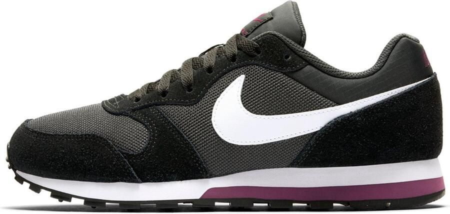 Nike MD Runner 2 Sneakers Dames Sneakers Vrouwen zwart grijs paars - Foto 4