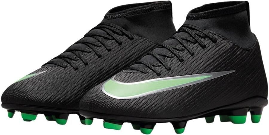 Nike High-top voetbalschoen voor kids (meerdere ondergronden) Jr. Mercurial Superfly 11 Club Zwart Kind Zwart