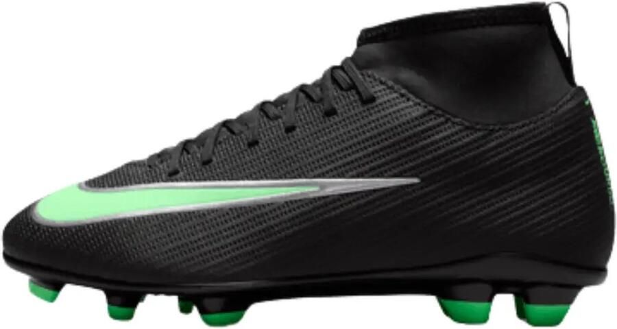 Nike High-top voetbalschoen voor kids (meerdere ondergronden) Jr. Mercurial Superfly 11 Club Zwart Kind Zwart