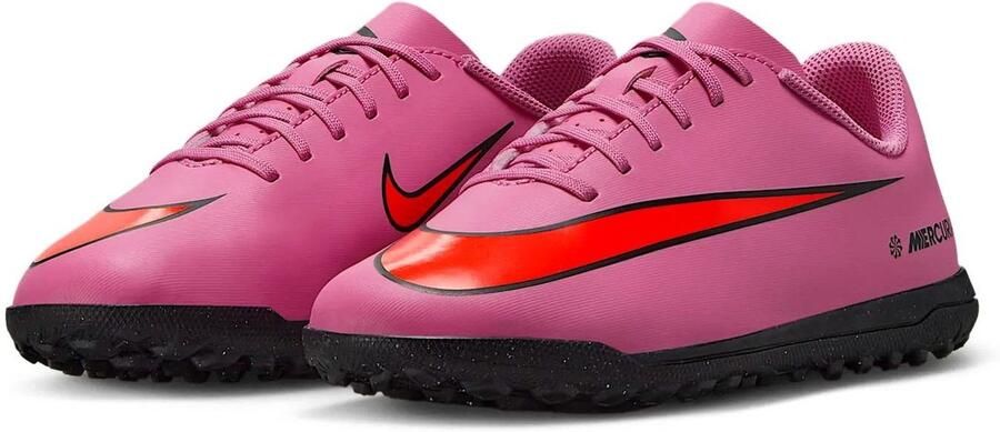 Nike Low-top voetbalschoenen voor kleuters kids (turf) Jr. Mercurial Vapor 16 Club Roze
